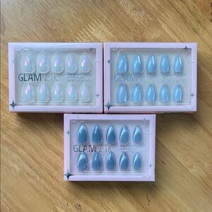 Glamnetic Blue Press-On Nails